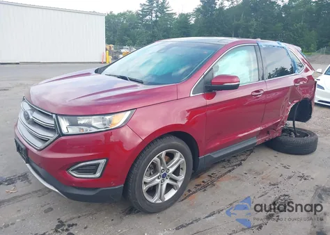 2017 Ford Edge Titanium from USA, damaged, VIN 2FMPK4K92HBB39953